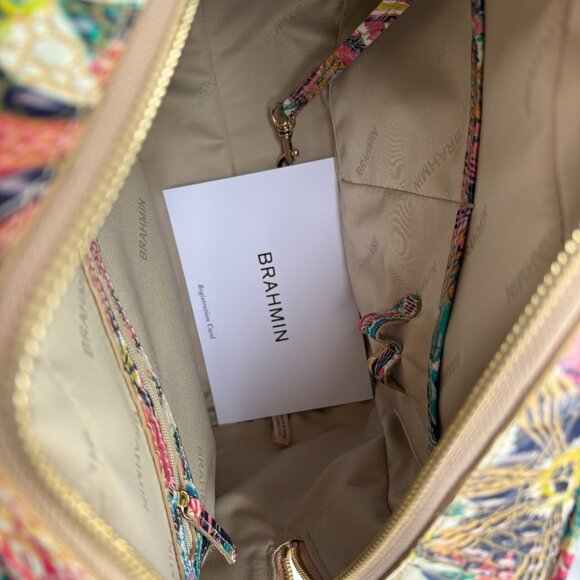 Brahmin Marissa Desert Bloom w/ Veronica Mineral Blue wallet - Picture 6 of 7